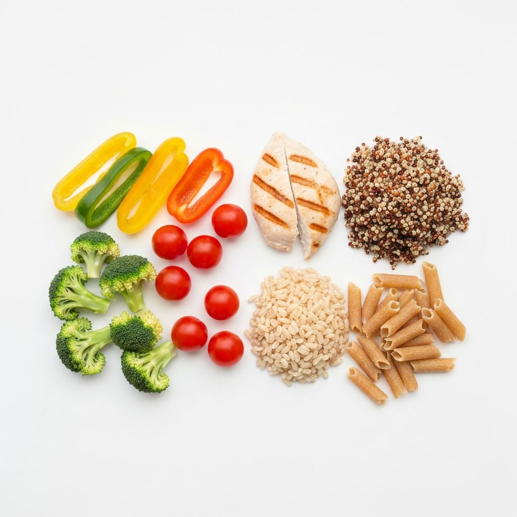 Balanced meal portions